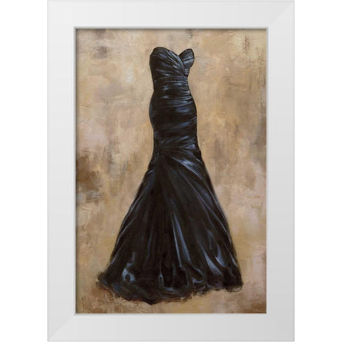 Evening Romance II White Modern Wood Framed Art Print by Jensen, Philip