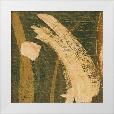 In Motion I White Modern Wood Framed Art Print by Langham, Patrick