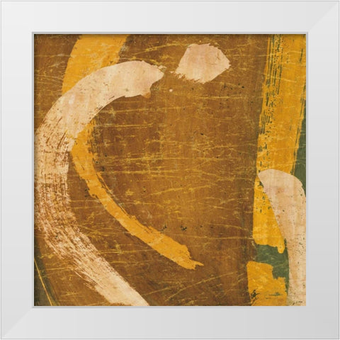 In Motion II White Modern Wood Framed Art Print by Langham, Patrick