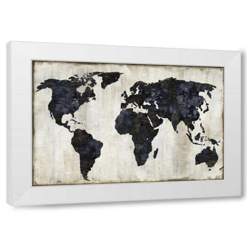 The World II White Modern Wood Framed Art Print by Brennan, Russell