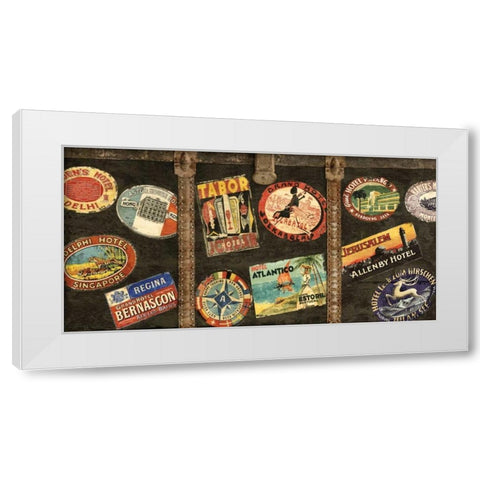 Vintage Voyage White Modern Wood Framed Art Print by Brennan, Russell