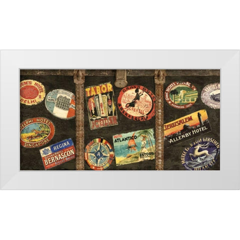 Vintage Voyage White Modern Wood Framed Art Print by Brennan, Russell