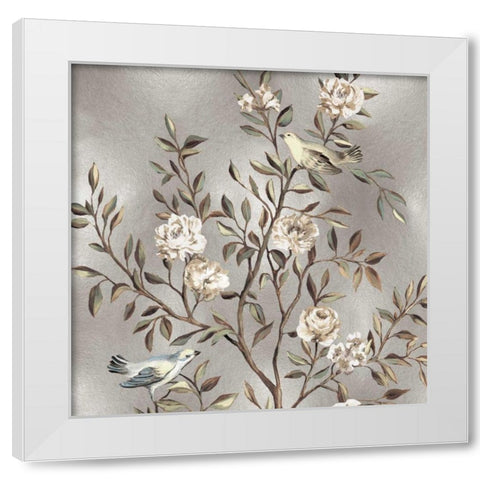 Chinoiserie I White Modern Wood Framed Art Print by Campbell, Renee