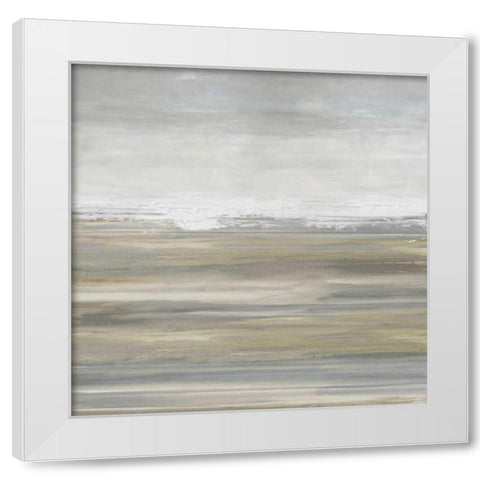 Day by Day White Modern Wood Framed Art Print by Springer, Rachel