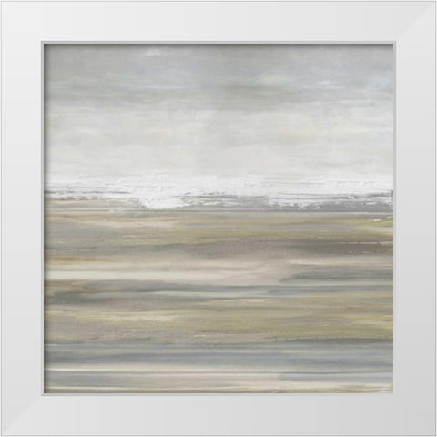 Day by Day White Modern Wood Framed Art Print by Springer, Rachel