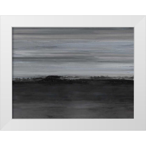 Night by Night White Modern Wood Framed Art Print by Springer, Rachel