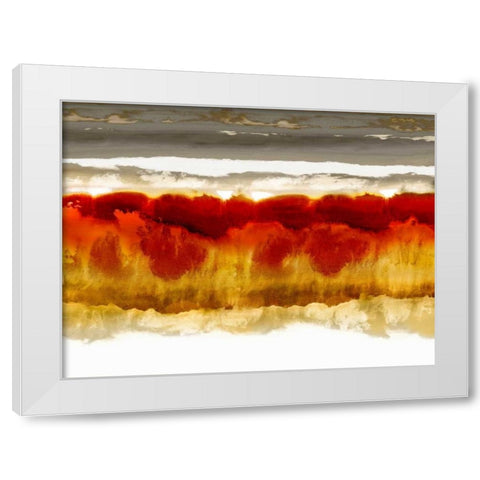 Wholeheartedly White Modern Wood Framed Art Print by Springer, Rachel