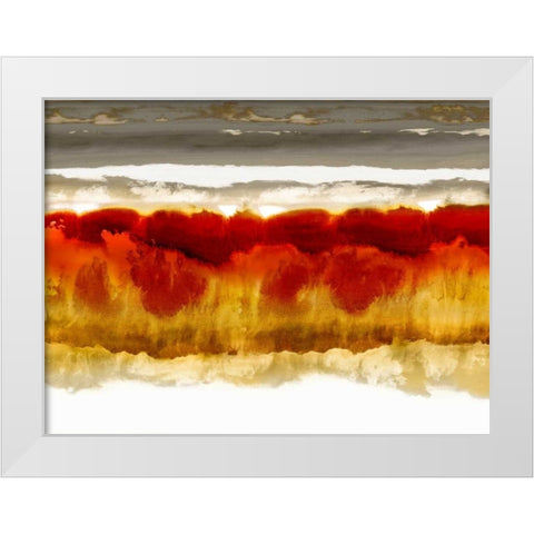 Wholeheartedly White Modern Wood Framed Art Print by Springer, Rachel