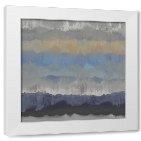 Murmur I White Modern Wood Framed Art Print by Springer, Rachel