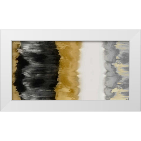 Resonate White Modern Wood Framed Art Print by Springer, Rachel