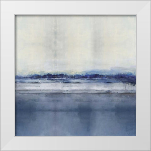 Perspective I White Modern Wood Framed Art Print by Springer, Rachel