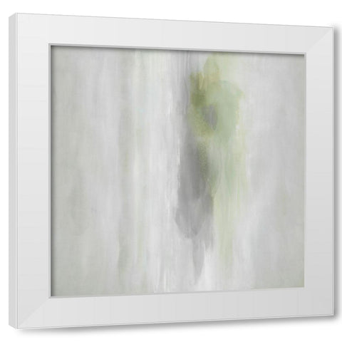 Pause I White Modern Wood Framed Art Print by Springer, Rachel