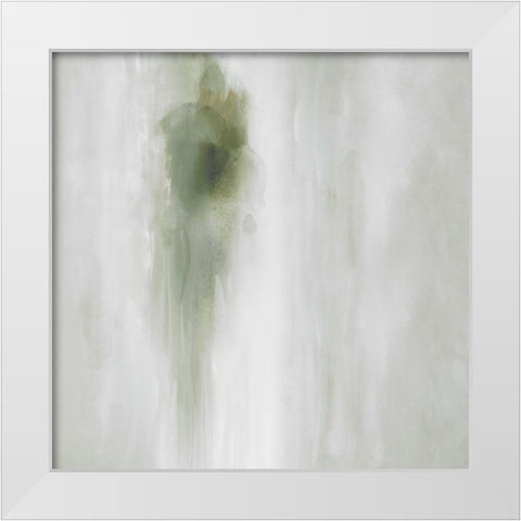 Pause II White Modern Wood Framed Art Print by Springer, Rachel