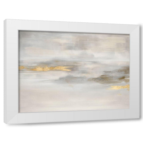 Ethereal in Neutral White Modern Wood Framed Art Print by Springer, Rachel