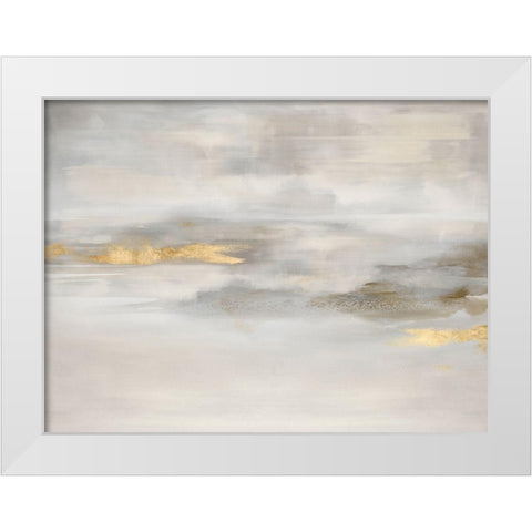 Ethereal in Neutral White Modern Wood Framed Art Print by Springer, Rachel