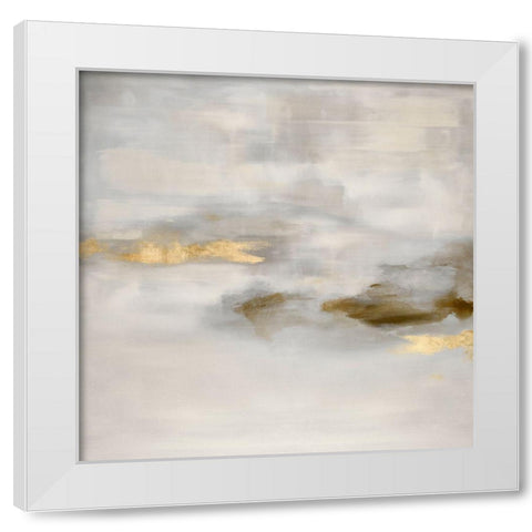 Ethereal with Brown White Modern Wood Framed Art Print by Springer, Rachel