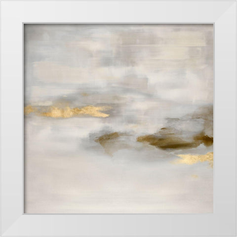 Ethereal with Brown White Modern Wood Framed Art Print by Springer, Rachel