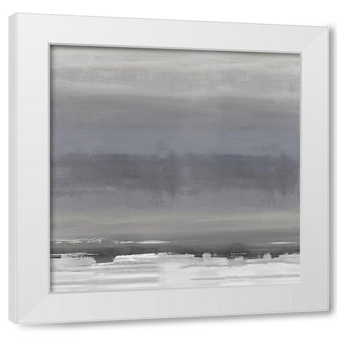 Highlight Midnight I White Modern Wood Framed Art Print by Springer, Rachel