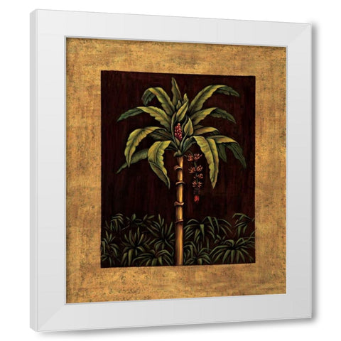 Tropical Paradise II White Modern Wood Framed Art Print by Blanco, Samuel