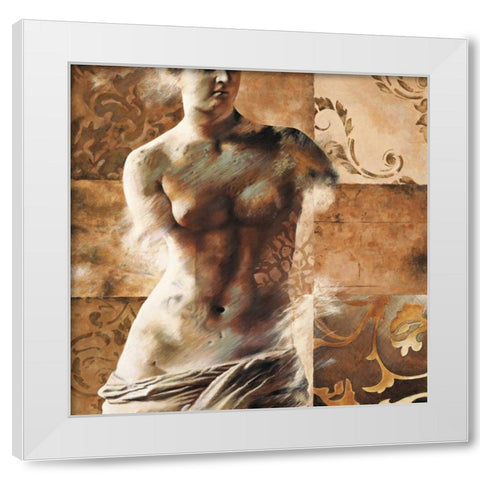 Venus de Milo White Modern Wood Framed Art Print by Bellaunay, Sylvie