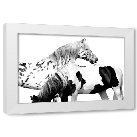 Spotted and Pinto White Modern Wood Framed Art Print by Carter, Samantha