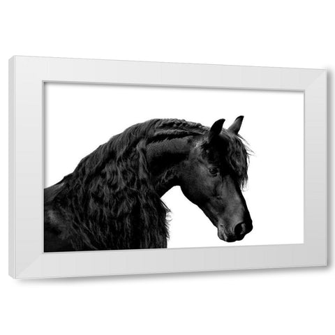 Classic Black I White Modern Wood Framed Art Print by Carter, Samantha