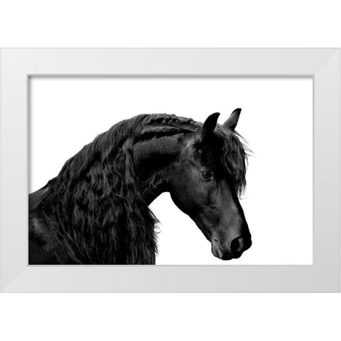 Classic Black I White Modern Wood Framed Art Print by Carter, Samantha