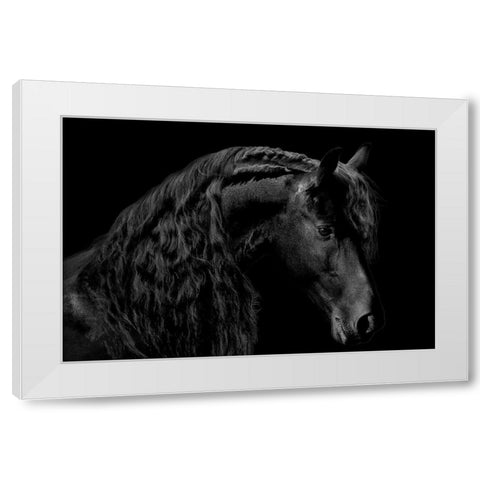 Classic Black II White Modern Wood Framed Art Print by Carter, Samantha