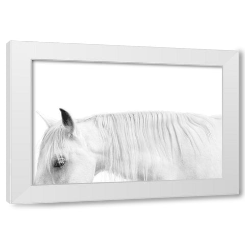 White on White White Modern Wood Framed Art Print by Carter, Samantha
