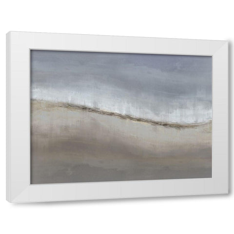 Ascending White Modern Wood Framed Art Print by Messina, Jake