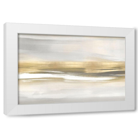 Highlight Gold I White Modern Wood Framed Art Print by Messina, Jake