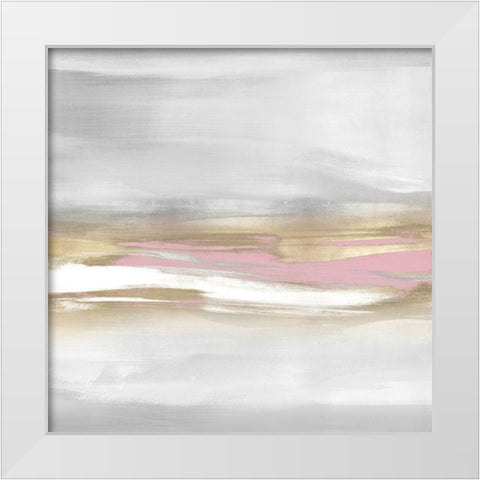 Highlight Pink Blush II White Modern Wood Framed Art Print by Messina, Jake