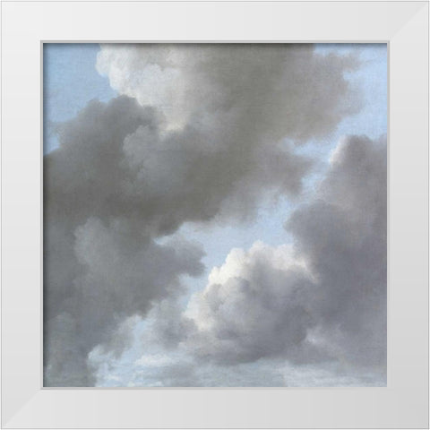 Cloud Study II White Modern Wood Framed Art Print by Mann, Sophia