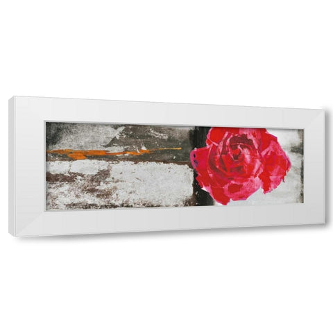 Metallic Pop Flower I White Modern Wood Framed Art Print by Ward, Sarah