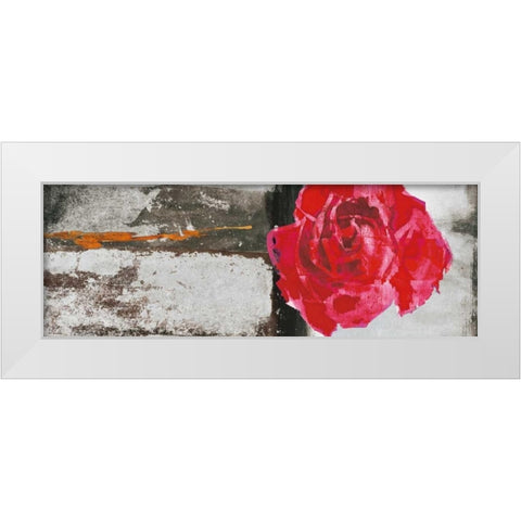 Metallic Pop Flower I White Modern Wood Framed Art Print by Ward, Sarah