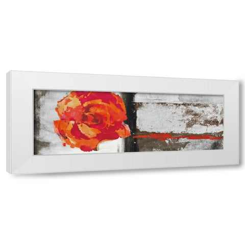 Metallic Pop Flower II White Modern Wood Framed Art Print by Ward, Sarah