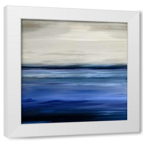 Respite White Modern Wood Framed Art Print by Hamilton, Taylor
