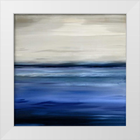 Respite White Modern Wood Framed Art Print by Hamilton, Taylor