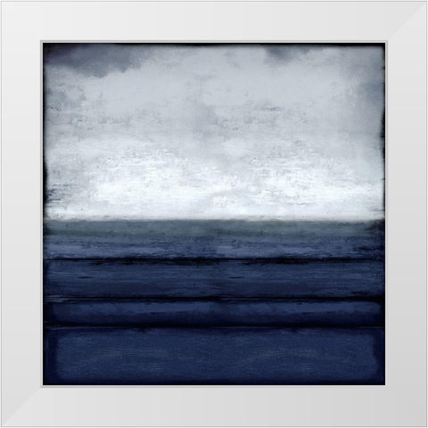 Highlighted Horizon White Modern Wood Framed Art Print by Hamilton, Taylor