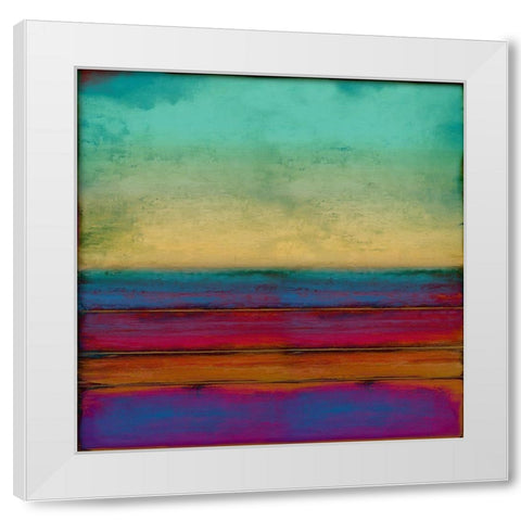 Highlighted Jewels White Modern Wood Framed Art Print by Hamilton, Taylor