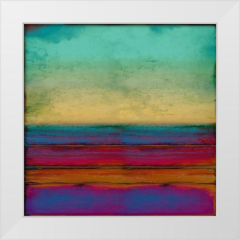 Highlighted Jewels White Modern Wood Framed Art Print by Hamilton, Taylor