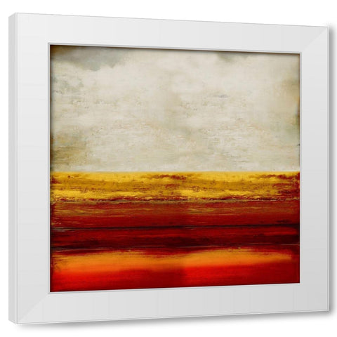 Highlighted Amber White Modern Wood Framed Art Print by Hamilton, Taylor