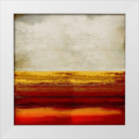 Highlighted Amber White Modern Wood Framed Art Print by Hamilton, Taylor