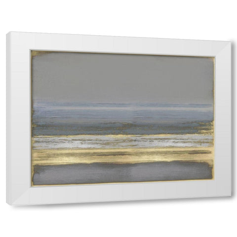 Golden Passage White Modern Wood Framed Art Print by Hamilton, Taylor