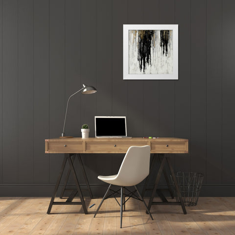 Neutral Space I White Modern Wood Framed Art Print by Conley, Tom