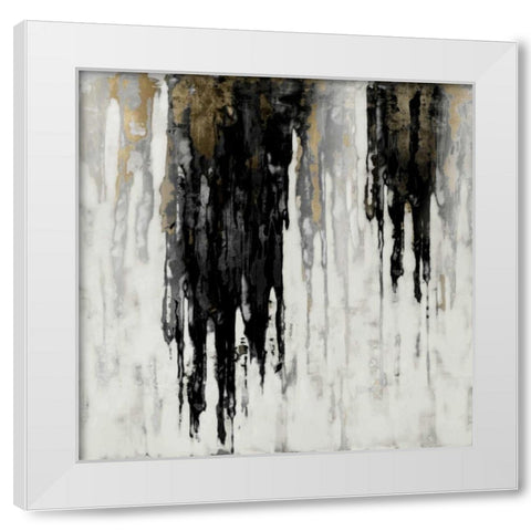 Neutral Space I White Modern Wood Framed Art Print by Conley, Tom