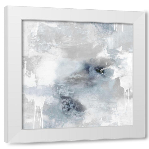 Irresistible Aqua II White Modern Wood Framed Art Print by Bridges, Tate