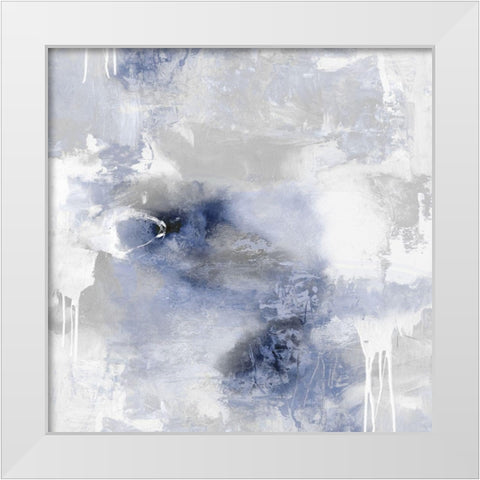 Irresistible Indigo I White Modern Wood Framed Art Print by Bridges, Tate