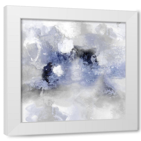 Irresistible Indigo II White Modern Wood Framed Art Print by Bridges, Tate