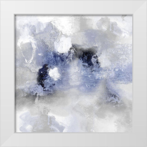 Irresistible Indigo II White Modern Wood Framed Art Print by Bridges, Tate